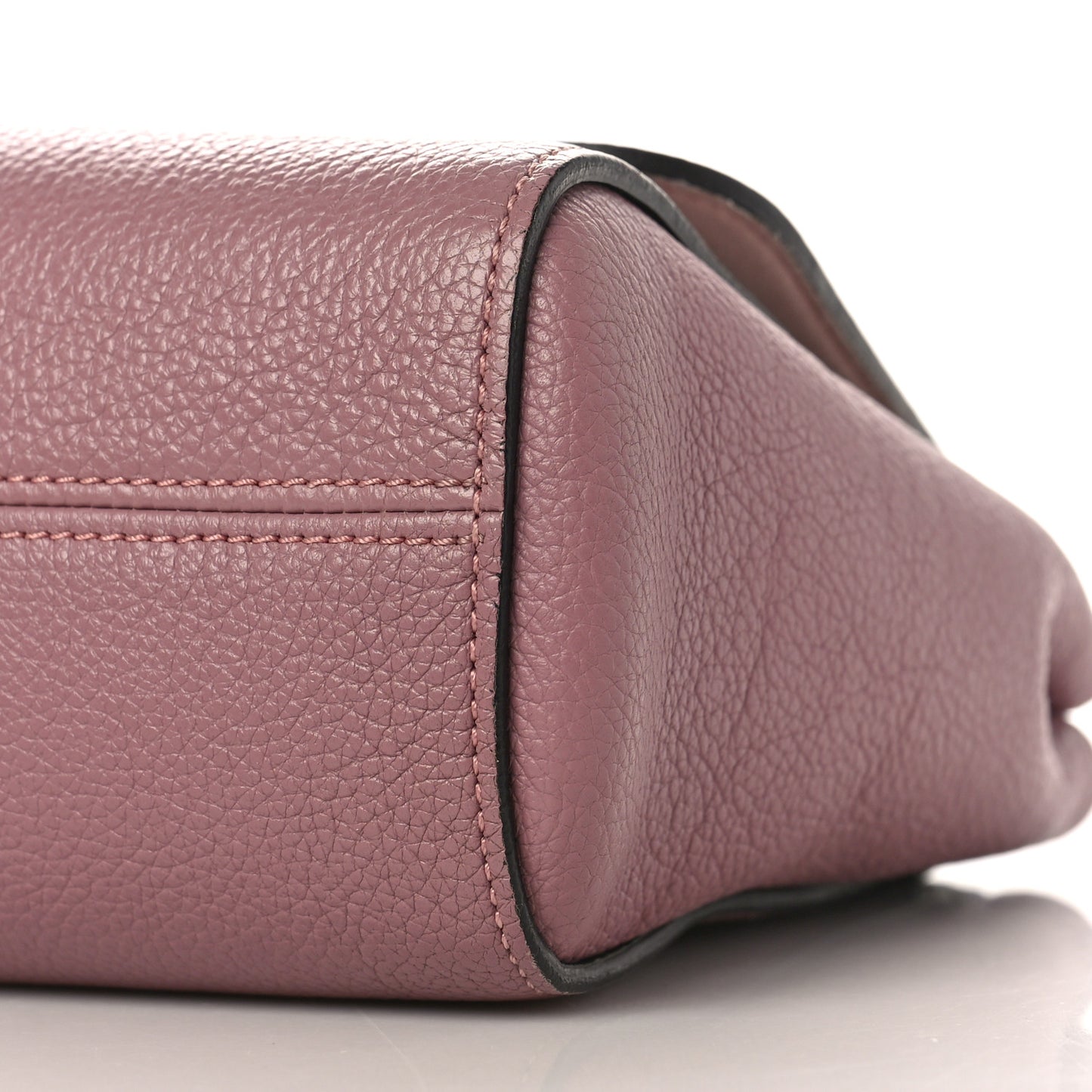 Calfskin Goat Medium Lily Flap Dark Blush