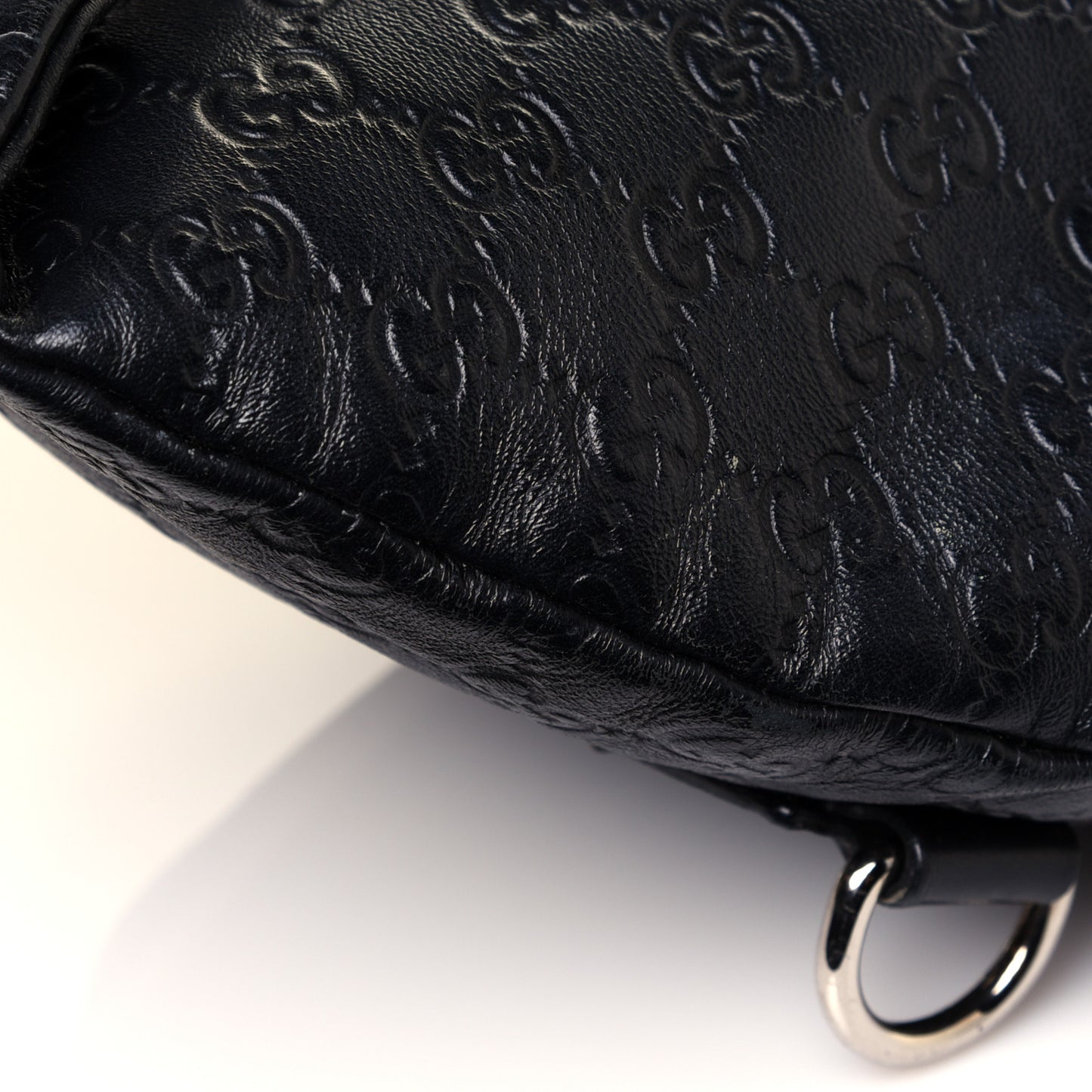 Guccissima Web Belt Bag Black