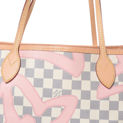 Louis Vuitton Damier Azur Tahitienne Neverfull MM 11 of 12