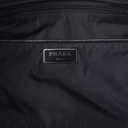 Prada Tessuto Nylon Stampato Camouflage Tote Blue 7 of 9