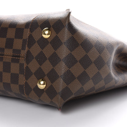 Louis Vuitton Damier Ebene Caissa Hobo Cherry 9 of 11