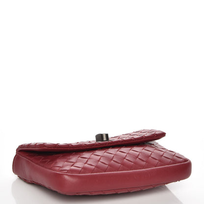 Bottega Veneta Nappa Intrecciato Small Pouch Red 4 of 8