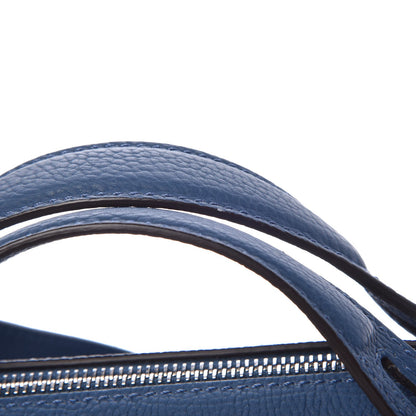 Fendi Vitello Camargue Large By The Way Boston Bag Blue 9 of 10