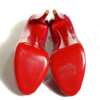 Christian Louboutin Patent Very Prive 120 Pumps 39.5 Fuchsia 6 of 8