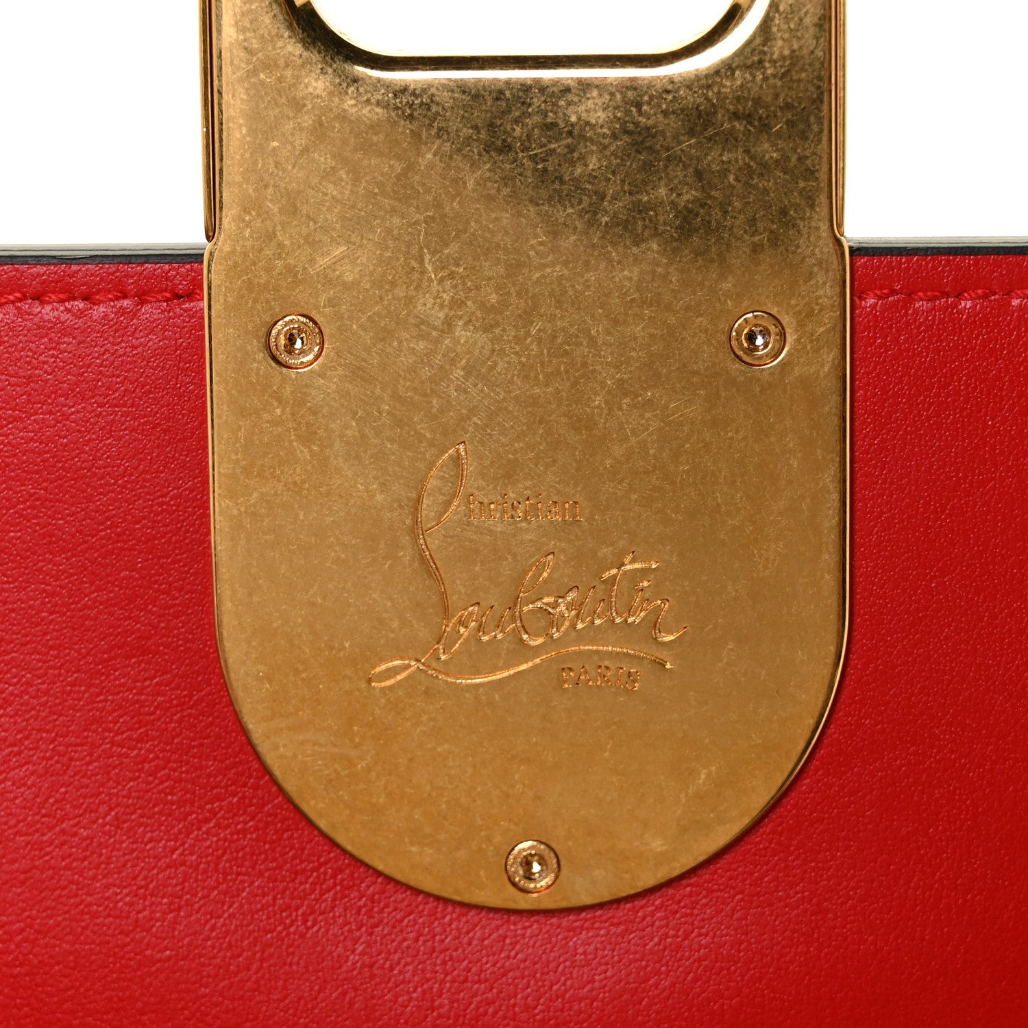 Christian Louboutin Calfskin Small Elisa Shoulder Bag Loubi 6 of 8
