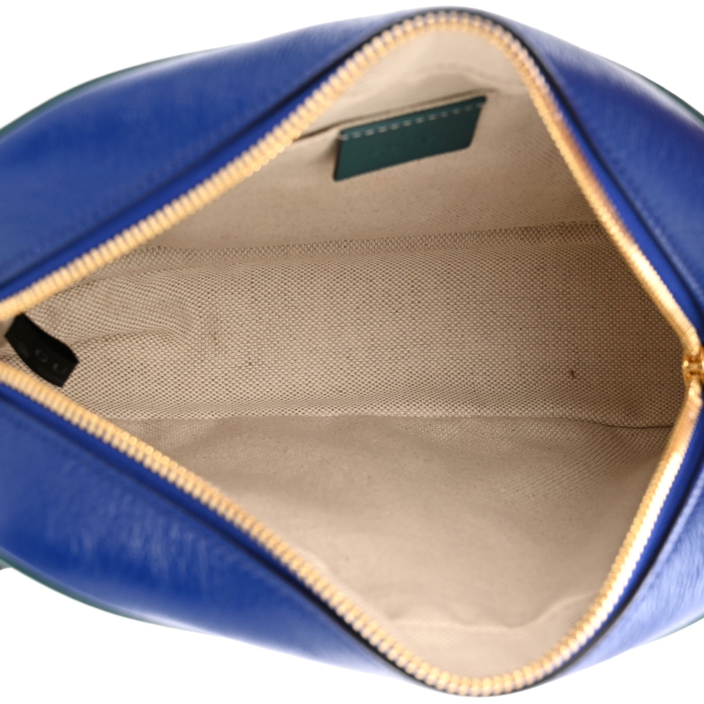 Azalea Calfskin Enamel Matelasse Diagonal Small Torchon GG Marmont Chain Shoulder Bag Imperial Blue Pavone