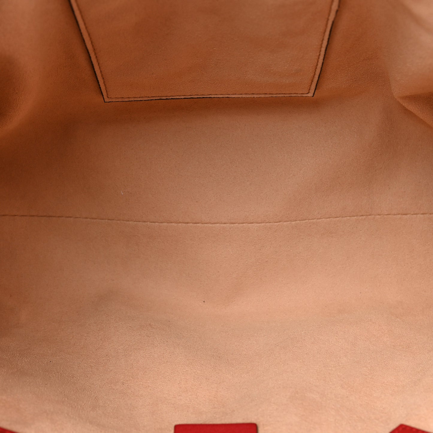 GG Supreme Monogram Medium Padlock Tote Hibiscus Red