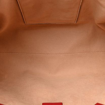 Gucci GG Supreme Monogram Medium Padlock Tote Hibiscus Red 5 of 13