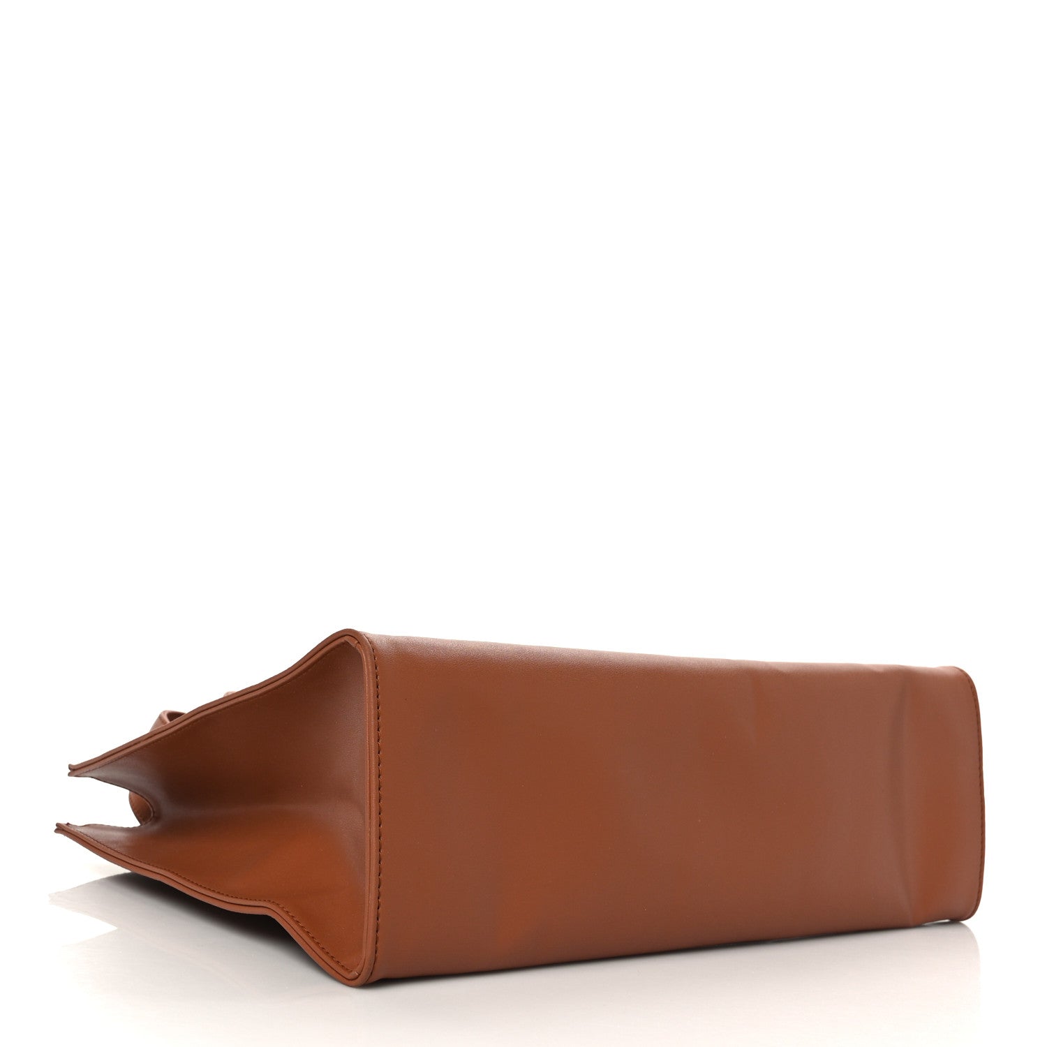 Telfar Vegan Leather Medium Shopping Bag Tan 4 of 9