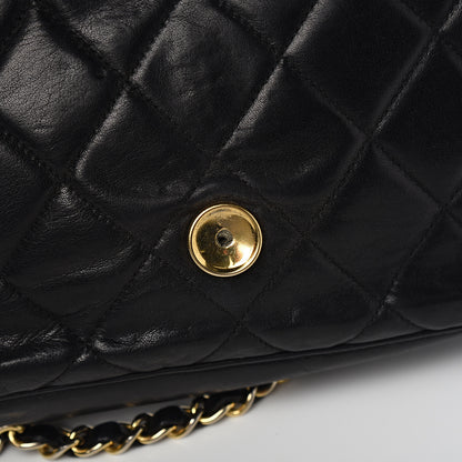 Chanel Lambskin Quilted Medium Single Flap Black 7 of 10
