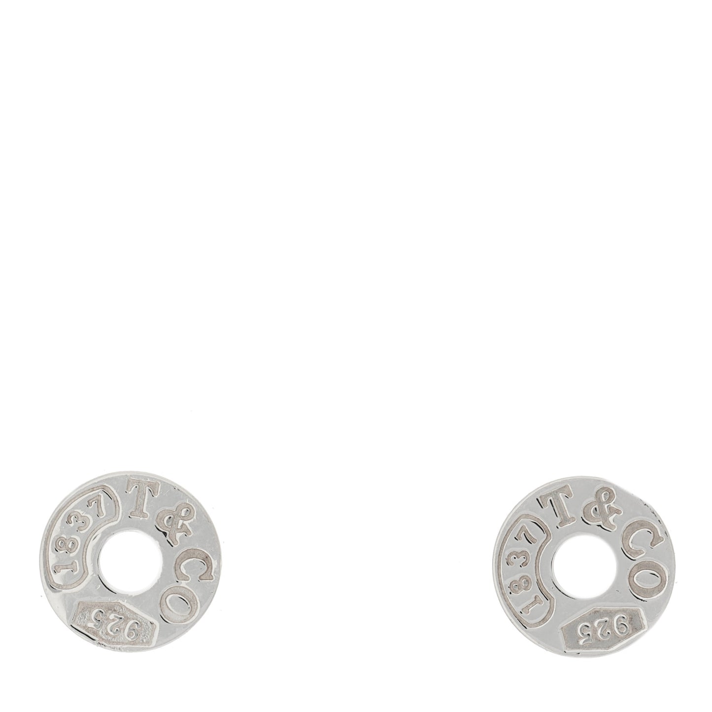 Sterling Silver 1837 Circle Earrings