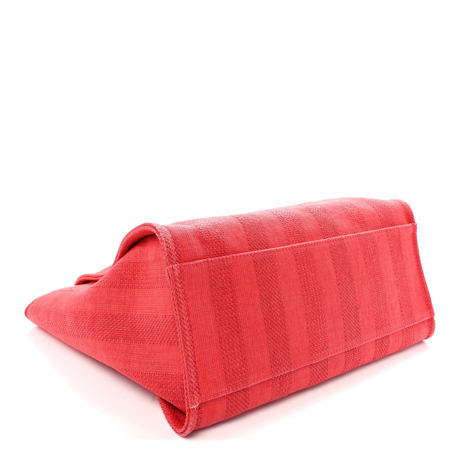 Chanel Mixed Fibers Striped Medium Deauville Tote Red 4 of 11