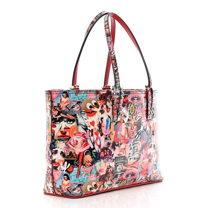 Christian Louboutin Patent Calfskin Small Oh Xtian Cabata Tote Red 3 of 21