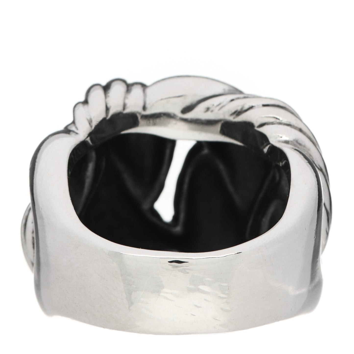 Sterling Silver Woven Cable Ring 54 7