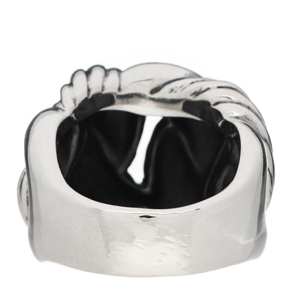 David Yurman Sterling Silver Woven Cable Ring 54 7 3 of 4