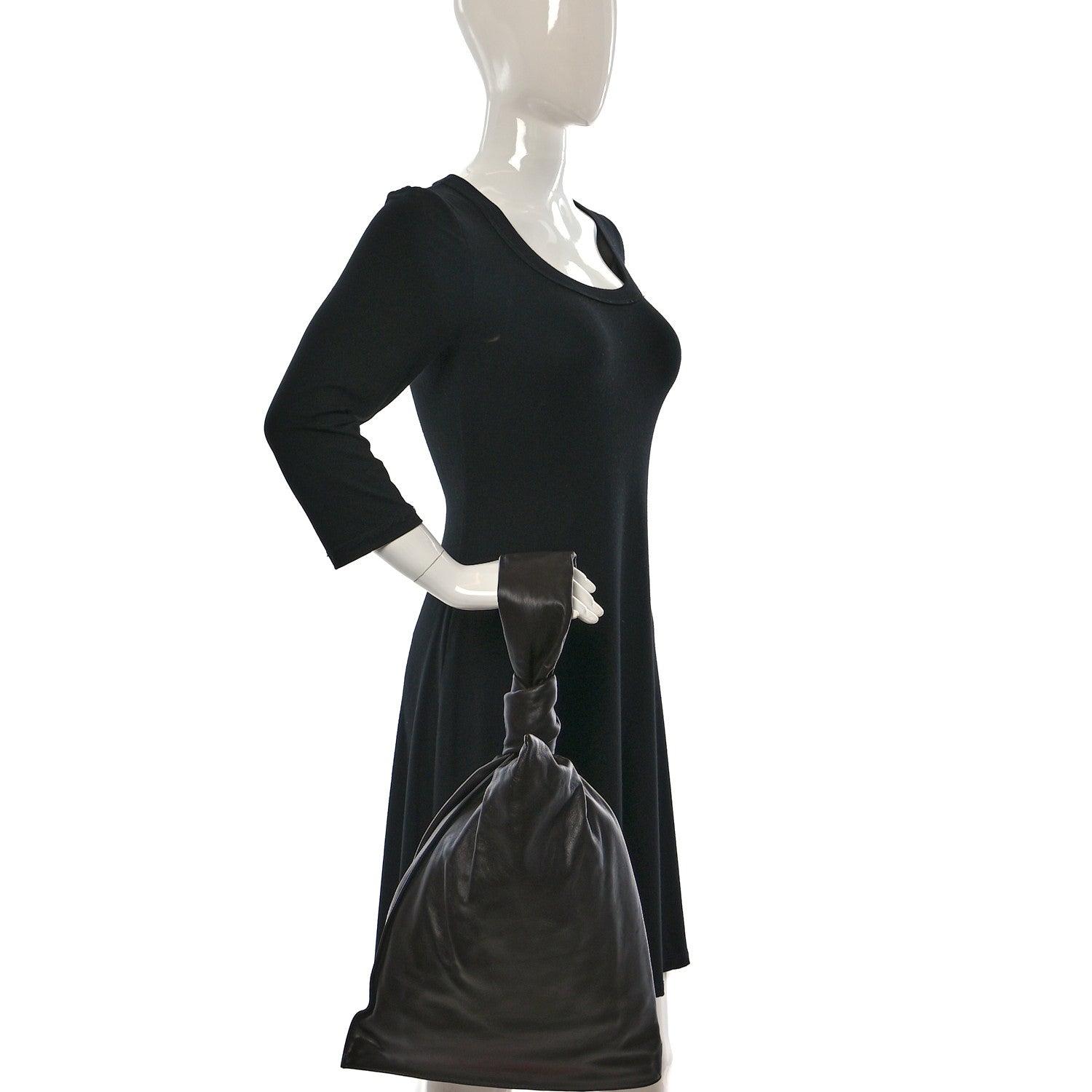 Bottega Veneta Supple Calfskin BV Twist Fondente 2 of 8