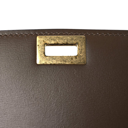 Celine Box Calfskin Medium Classic Box Flap Bag Camel 11 of 11