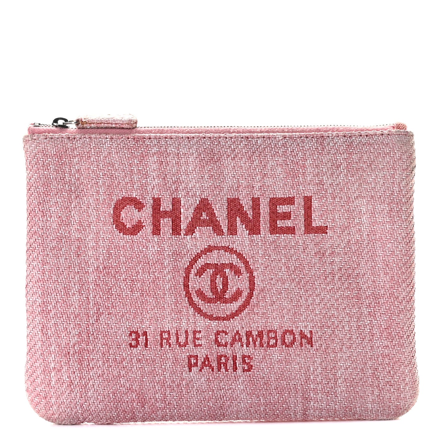 Canvas Small Deauville Pouch Pink