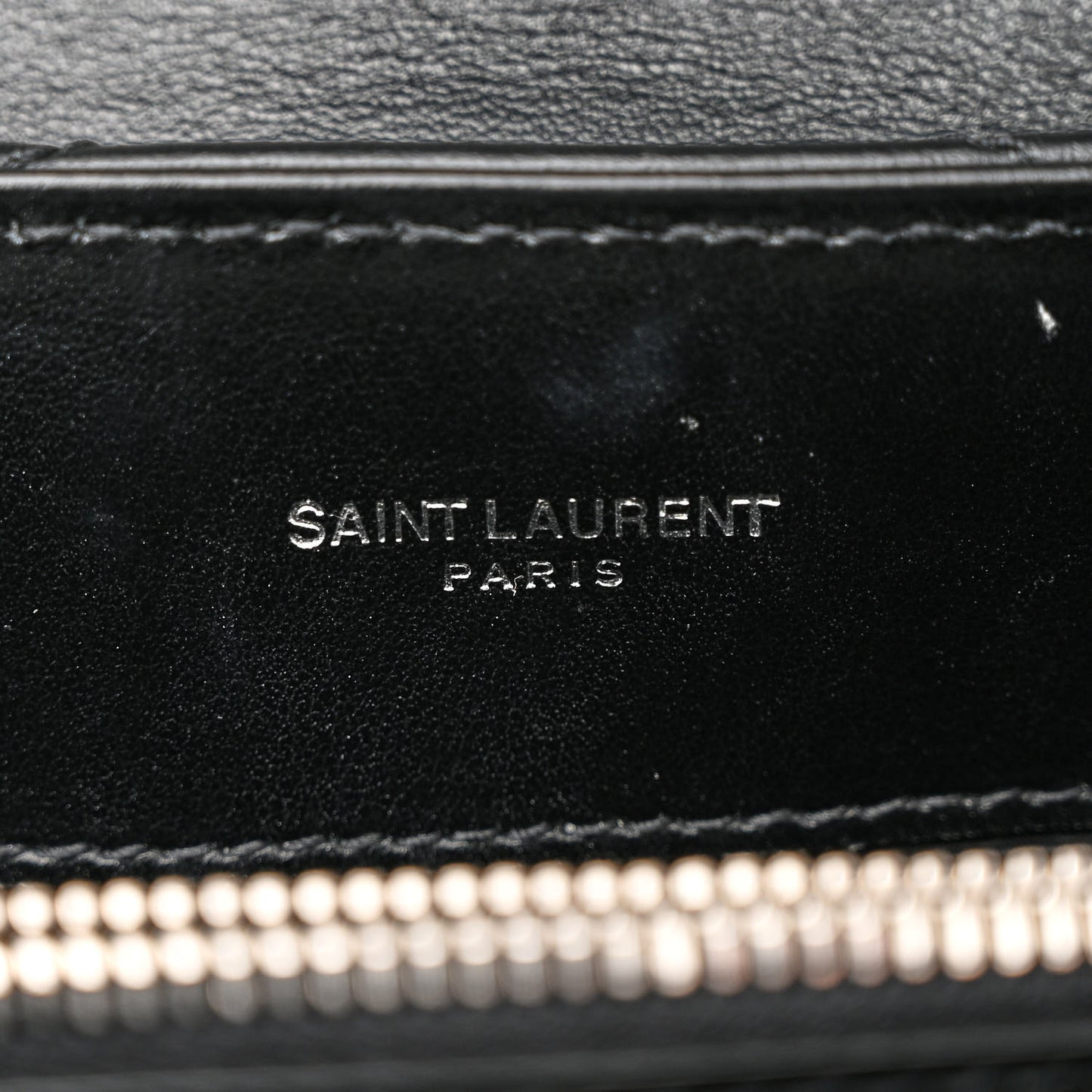 Calfskin Y Quilted Monogram Medium Loulou Chain Satchel Black