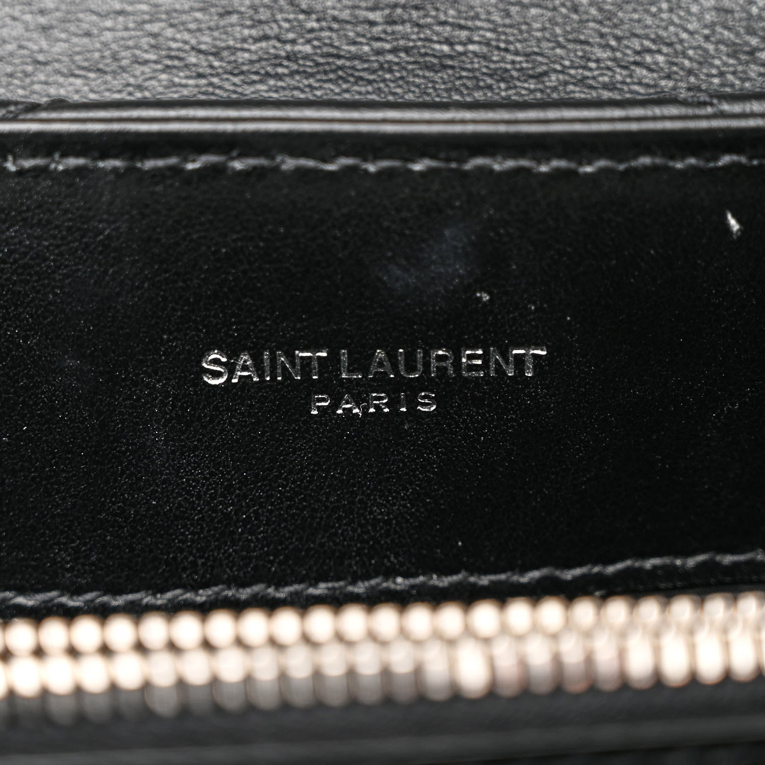 Saint Laurent Calfskin Y Quilted Monogram Medium Loulou Chain Satchel Black 6 of 17