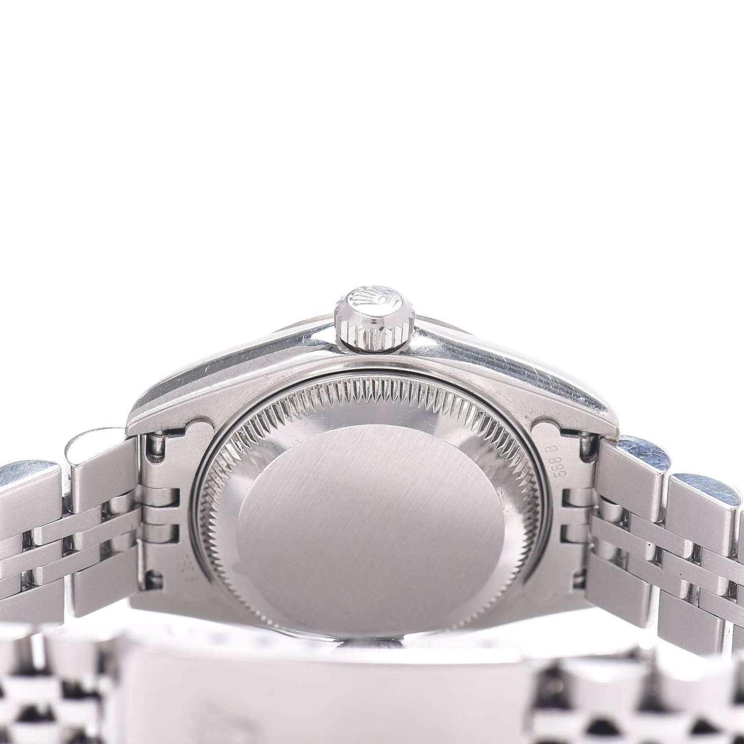 Rolex Stainless Steel 18K White Gold Diamond 26mm Oyster Perpetual Datejust Watch Pink 79174 4 of 4