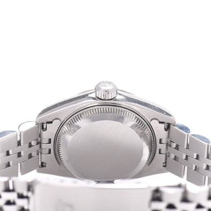 Rolex Stainless Steel 18K White Gold Diamond 26mm Oyster Perpetual Datejust Watch Pink 79174 4 of 4