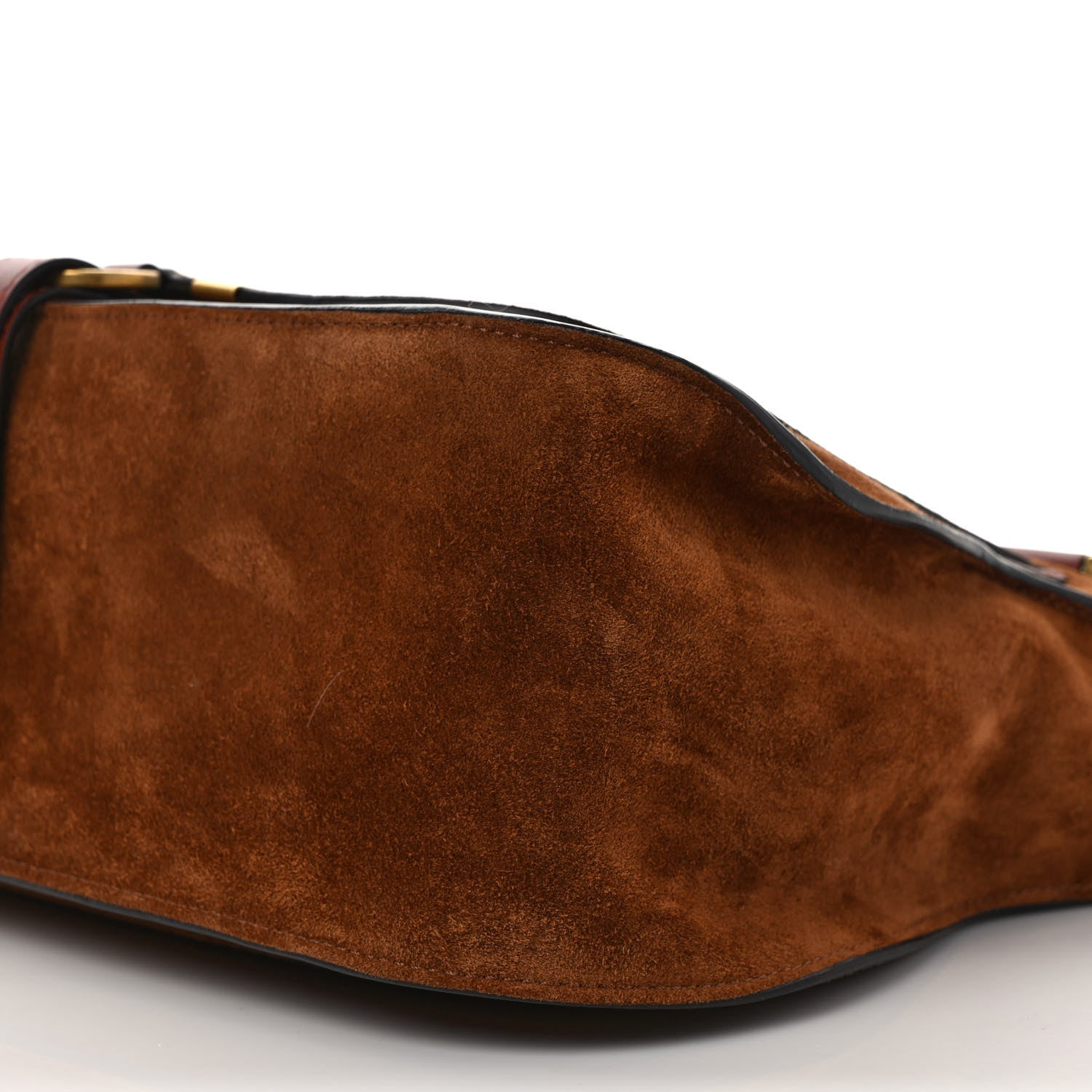 Chloe Suede Calfskin Braided Medium Marcie Double Carry Tan 8 of 8