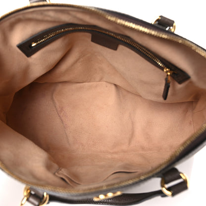 Gucci GG Supreme Monogram Web Medium Ophidia Top Handle Dome Bag Brown 5 of 9