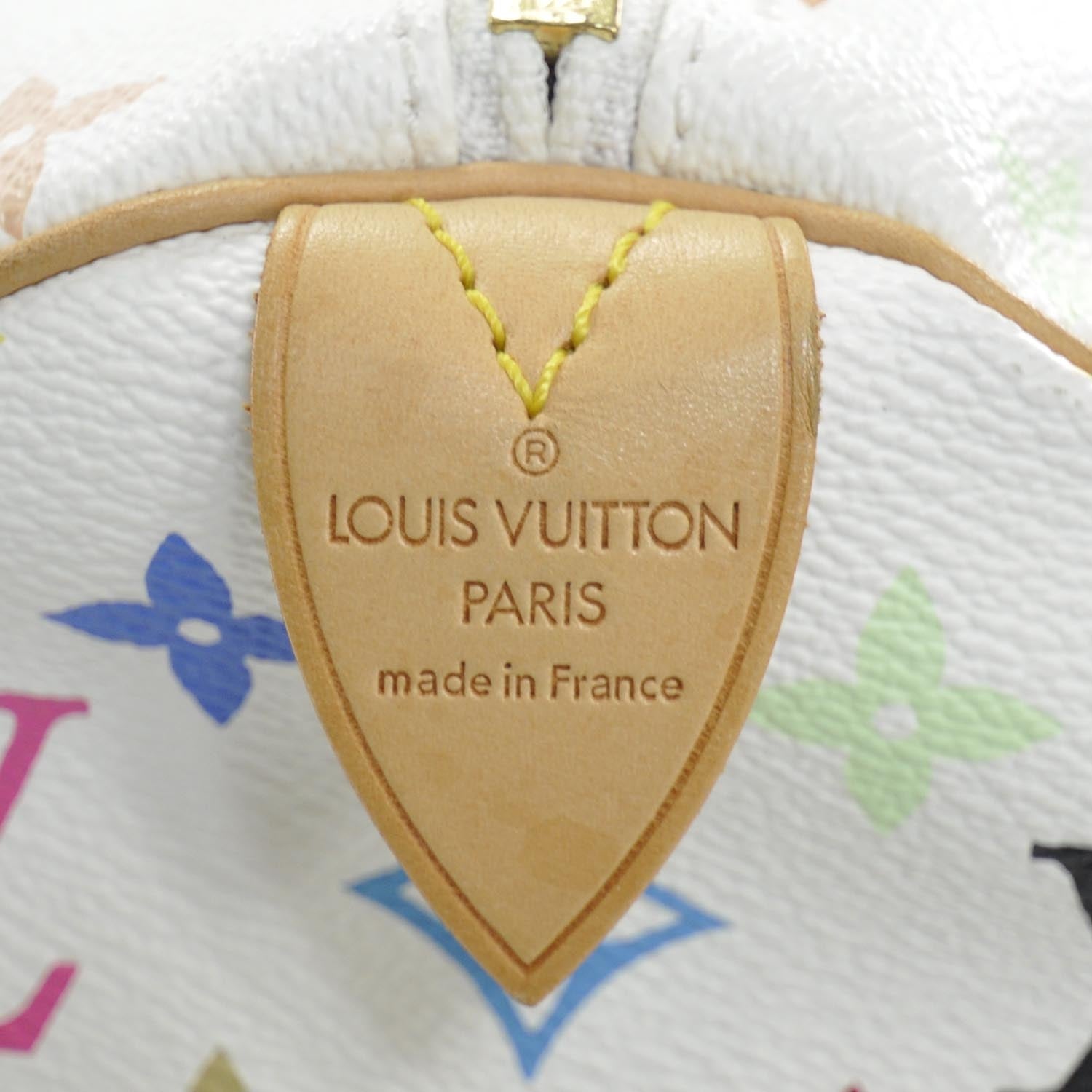 Louis Vuitton Monogram Multicolor Keepall 45 White 8 of 10