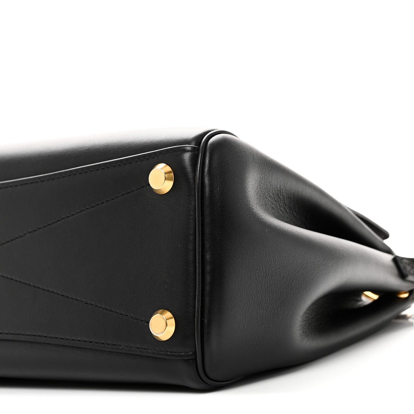 Smooth Calfskin Small Bel Air Carry All Bag Black