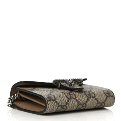 Gucci GG Supreme Monogram Dionysus Coin Purse Taupe 4 of 10