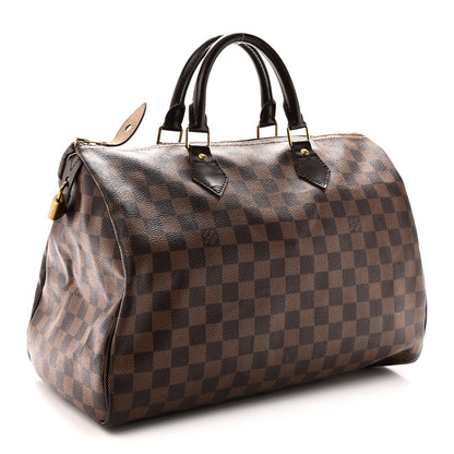 Louis Vuitton Damier Ebene Speedy 35 3 of 9