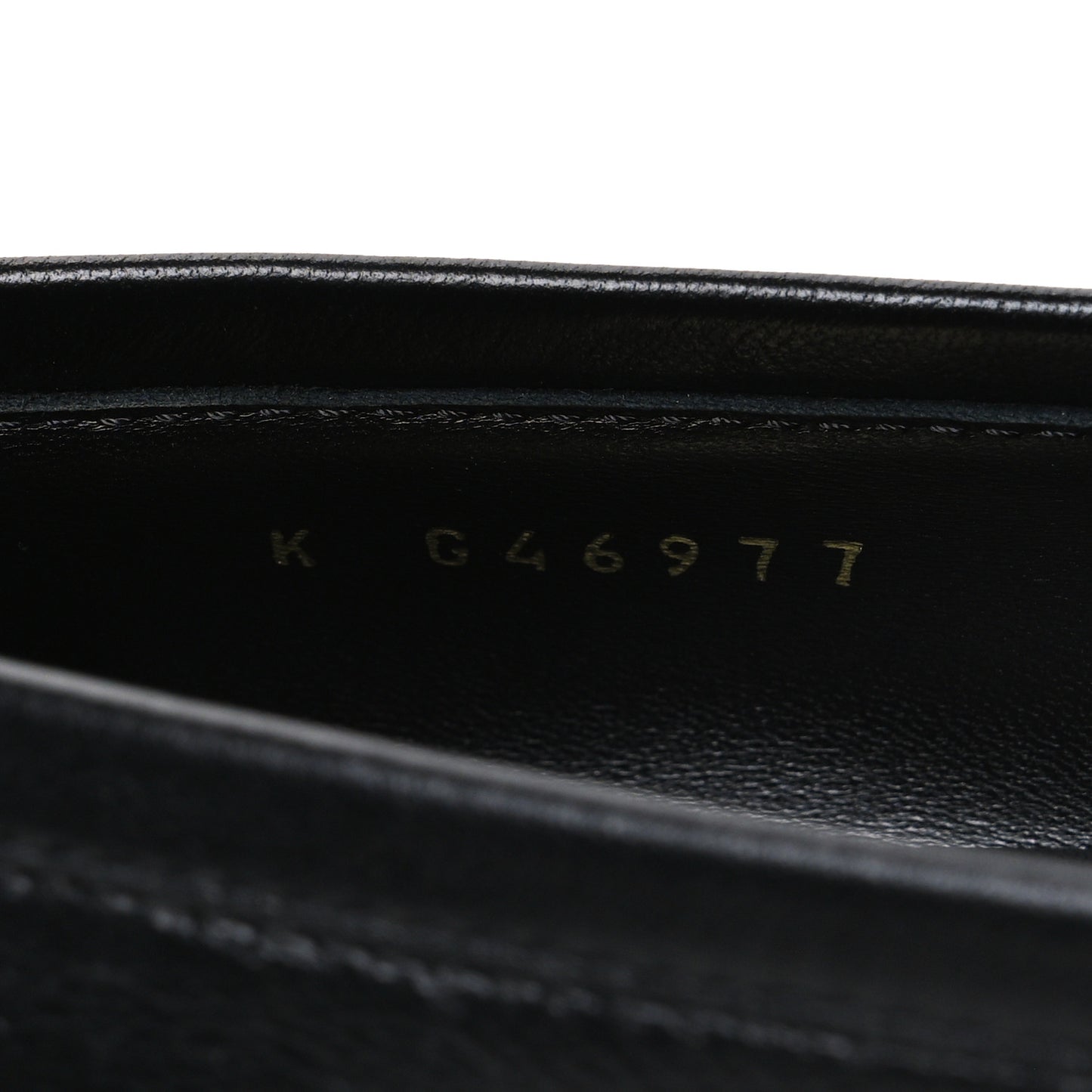 Lambskin CC Mocassin Loafers 38 Black