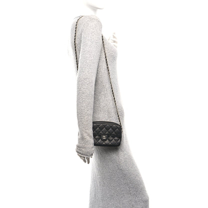 Chanel Caviar Quilted Chain Camera Bag Black 2 of 10