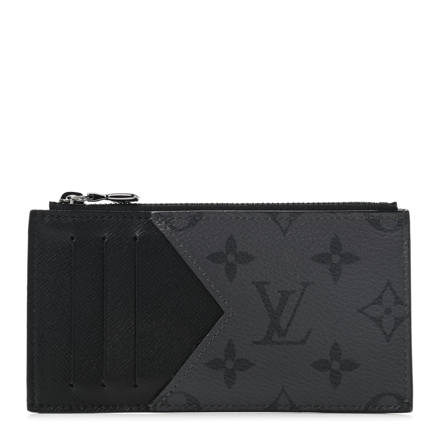 Reverse Monogram Eclipse Taiga Coin Card Holder