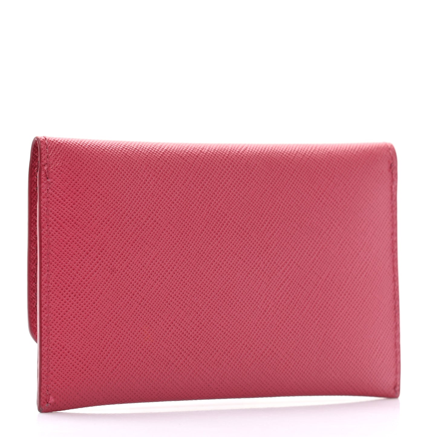 Saffiano Metal Flap Wallet Peonia