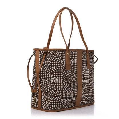 MCM Visetos Medium Liz Reversible Shopper Tote Cognac 14 of 19