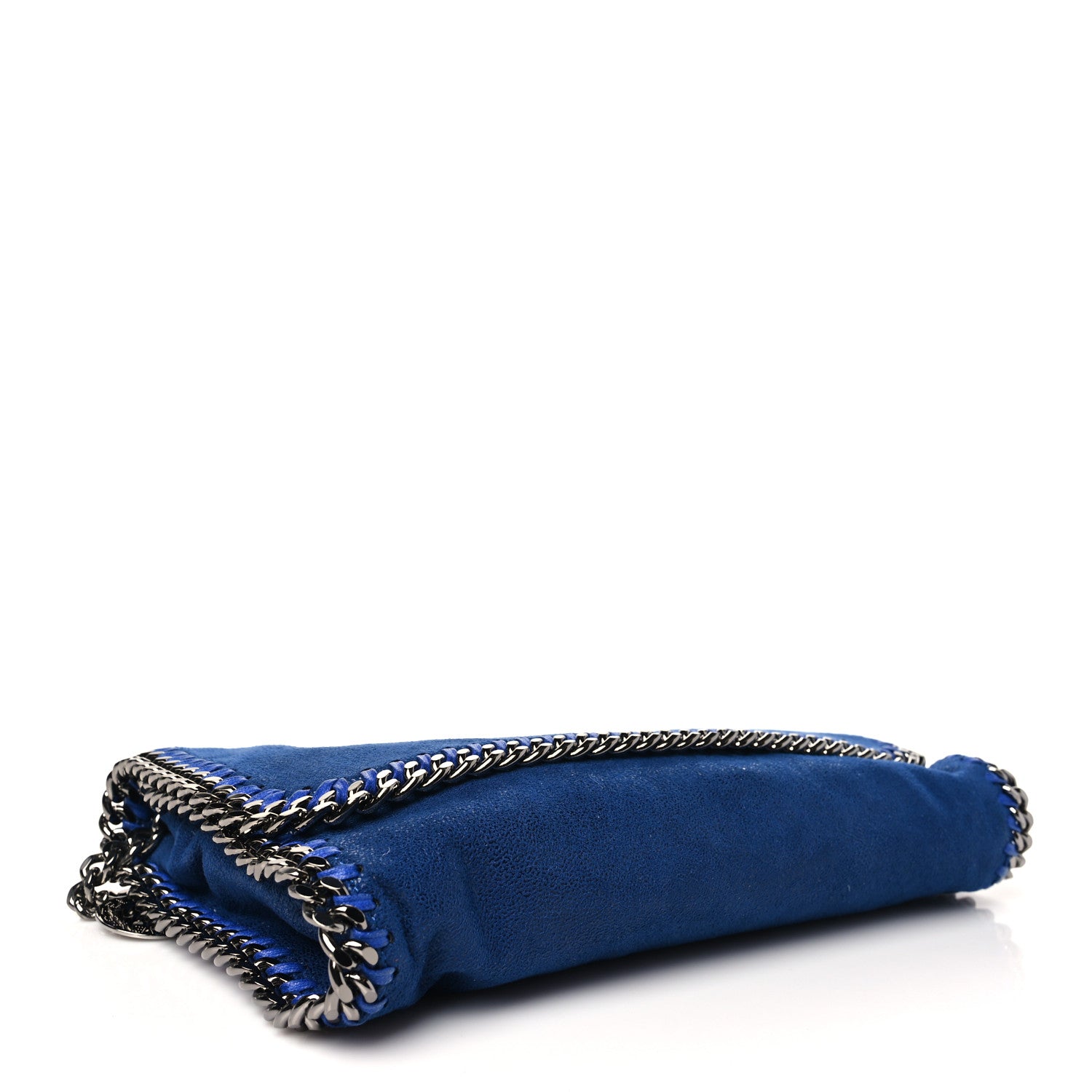 Stella McCartney Shaggy Deer Falabella Crossbody Clutch Blue 4 of 10