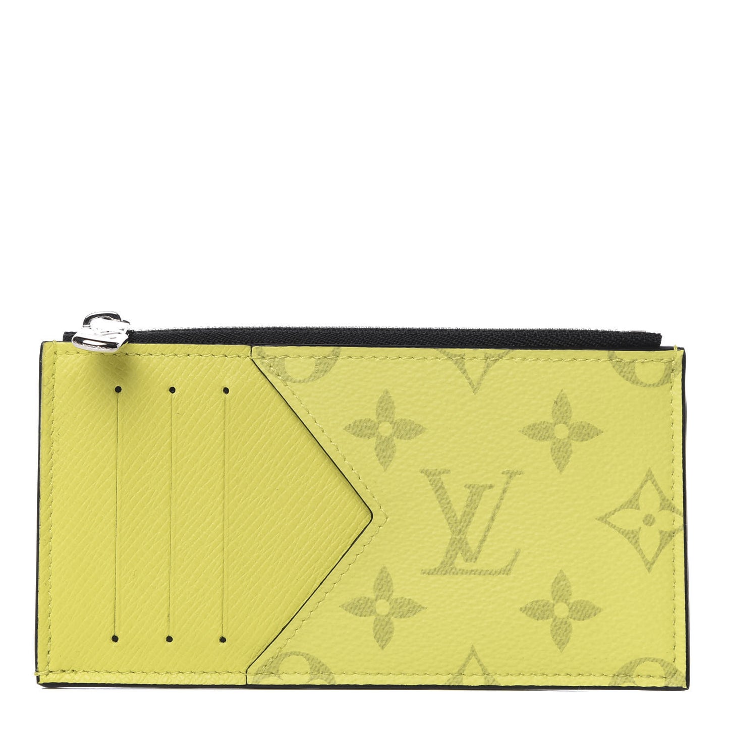 Monogram Taiga Coin Card Holder Yellow