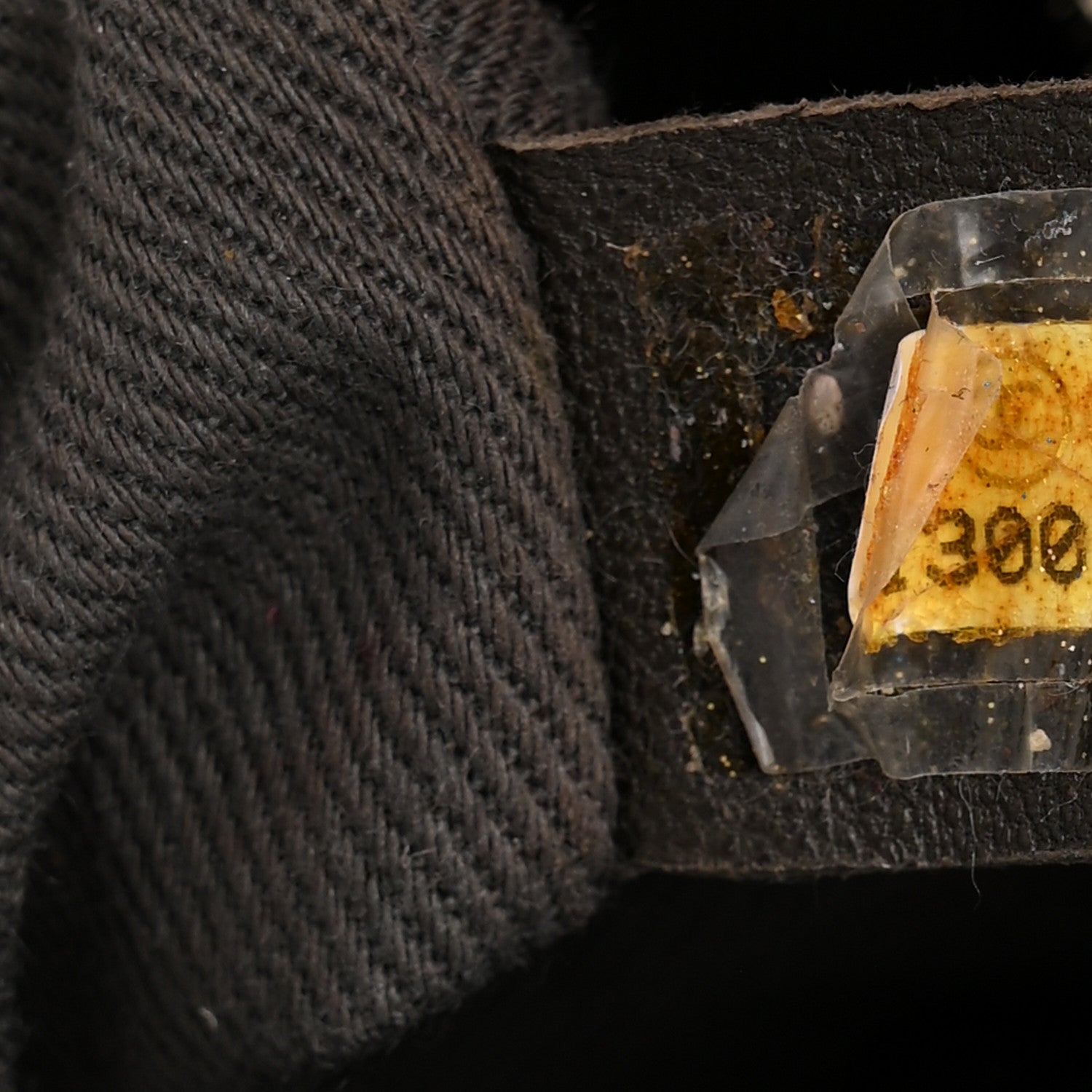 Chanel Glazed Crackled Calfskin Quilted CC Crossbody Black 7 of 10