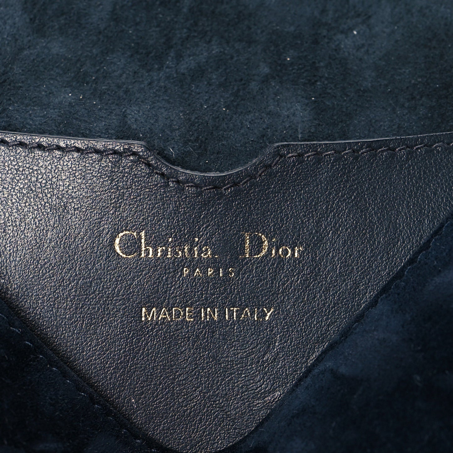 Suede Medium Bobby Flap Navy