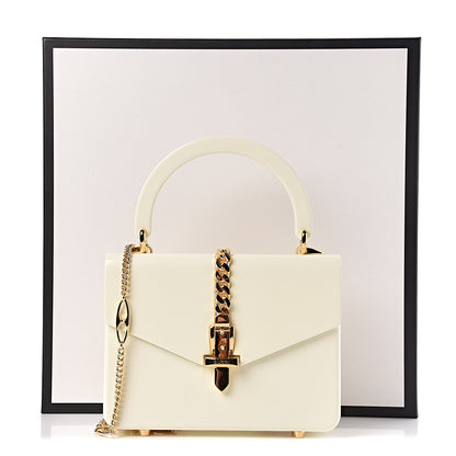 Gucci Plexiglass Mini Sylvie 1969 Top Handle Bag Ivory 11 of 11