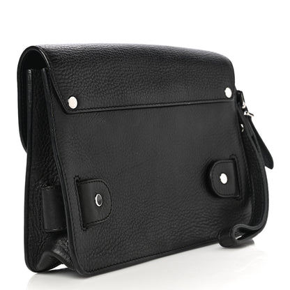 Proenza Schouler Textured Leather PS11 Wristlet Clutch Black 2 of 14
