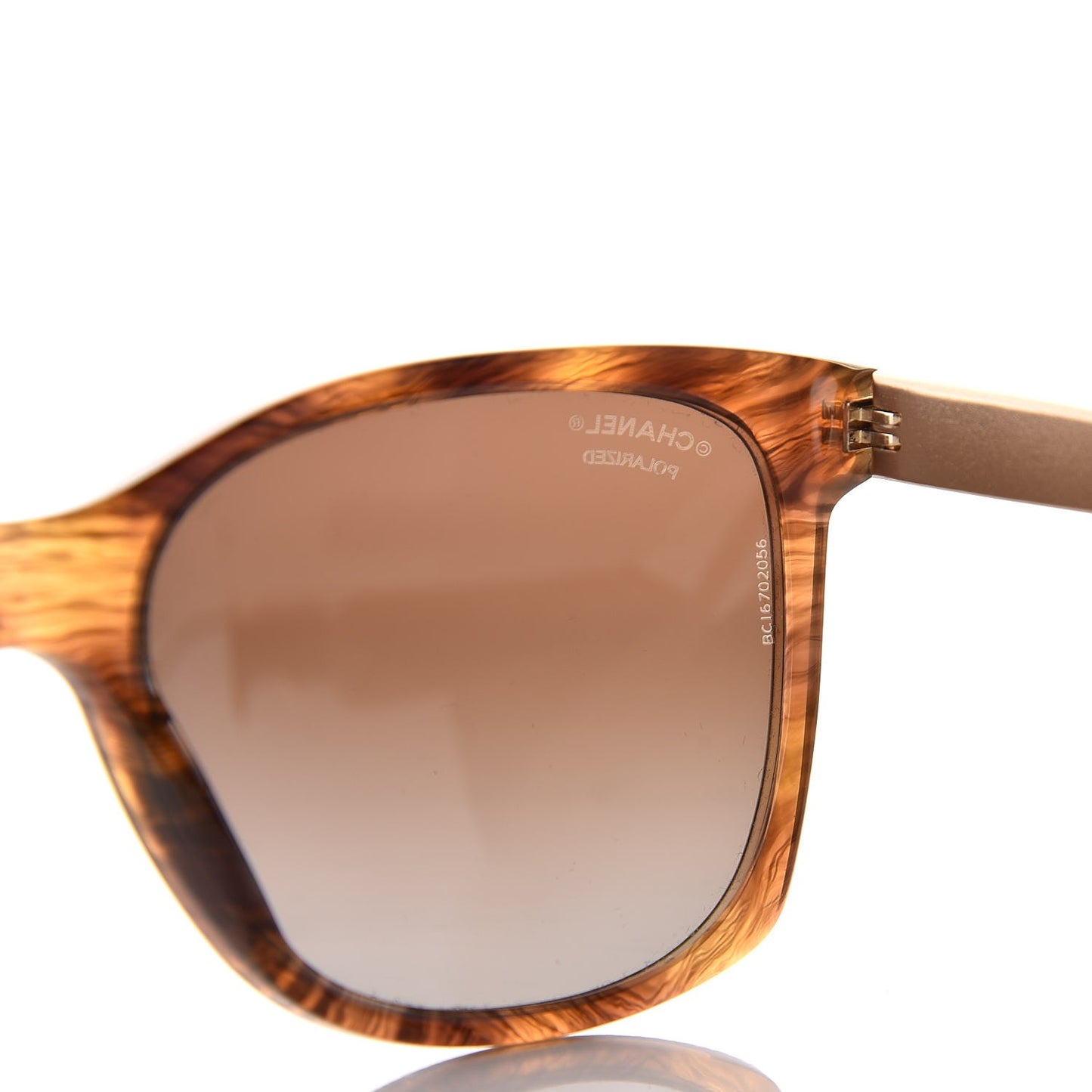 Tweed CC Polarized Sunglasses 5348 Tortoise