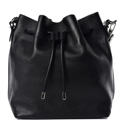Proenza Schouler Calfskin Buffalo Medium Bucket Bag Black 1 of 13
