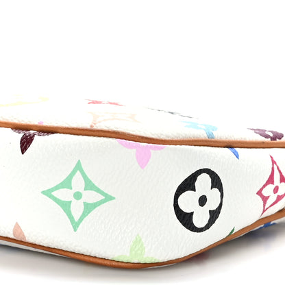Louis Vuitton Monogram Multicolor Pochette Accessories White 10 of 10
