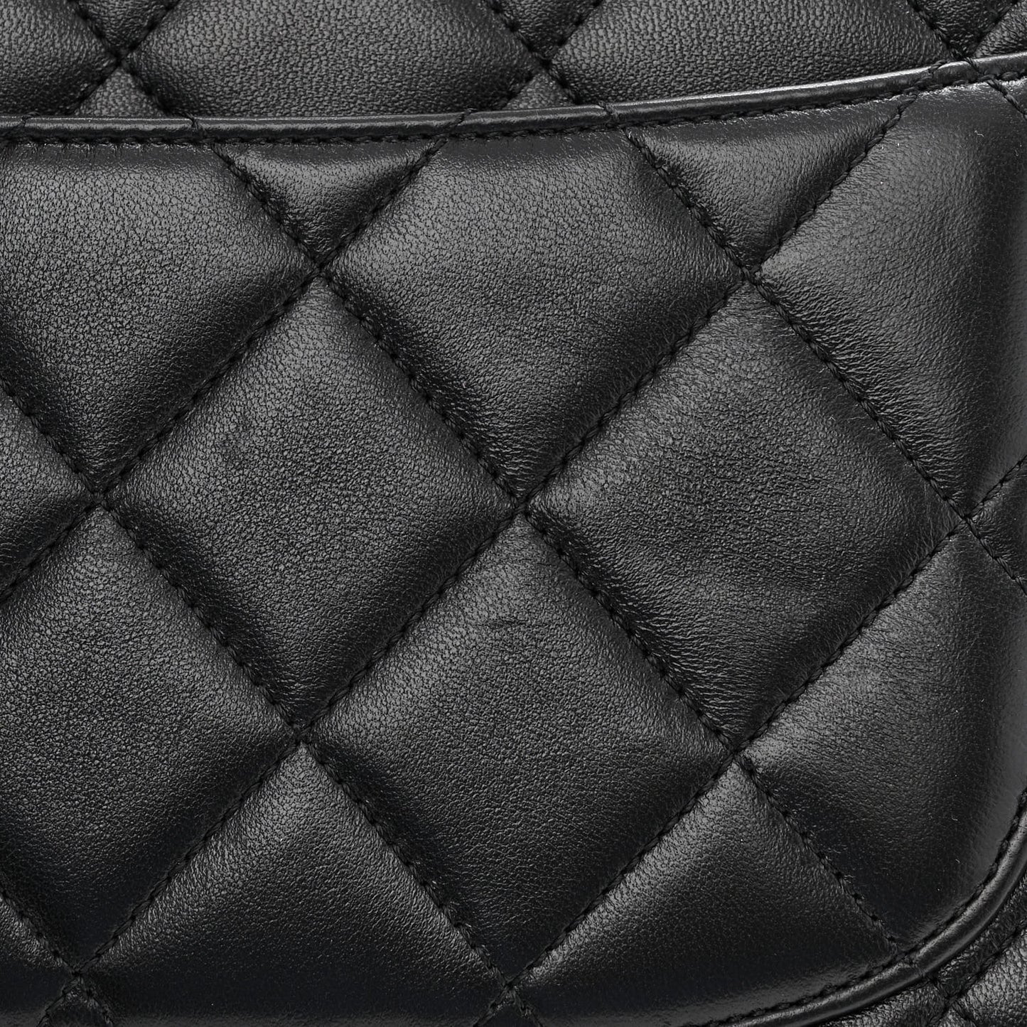 Lambskin Quilted Medium Trendy CC Flap Dual Handle Bag Black