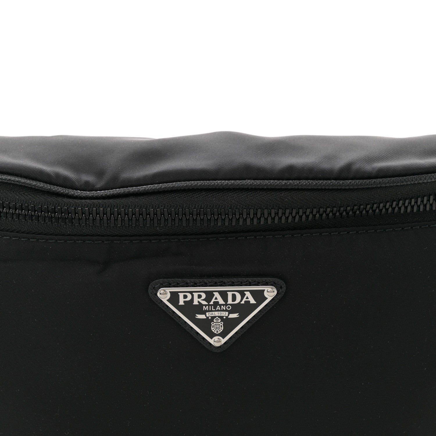Prada Re-Nylon Saffiano Belt Bag Black 7 of 9