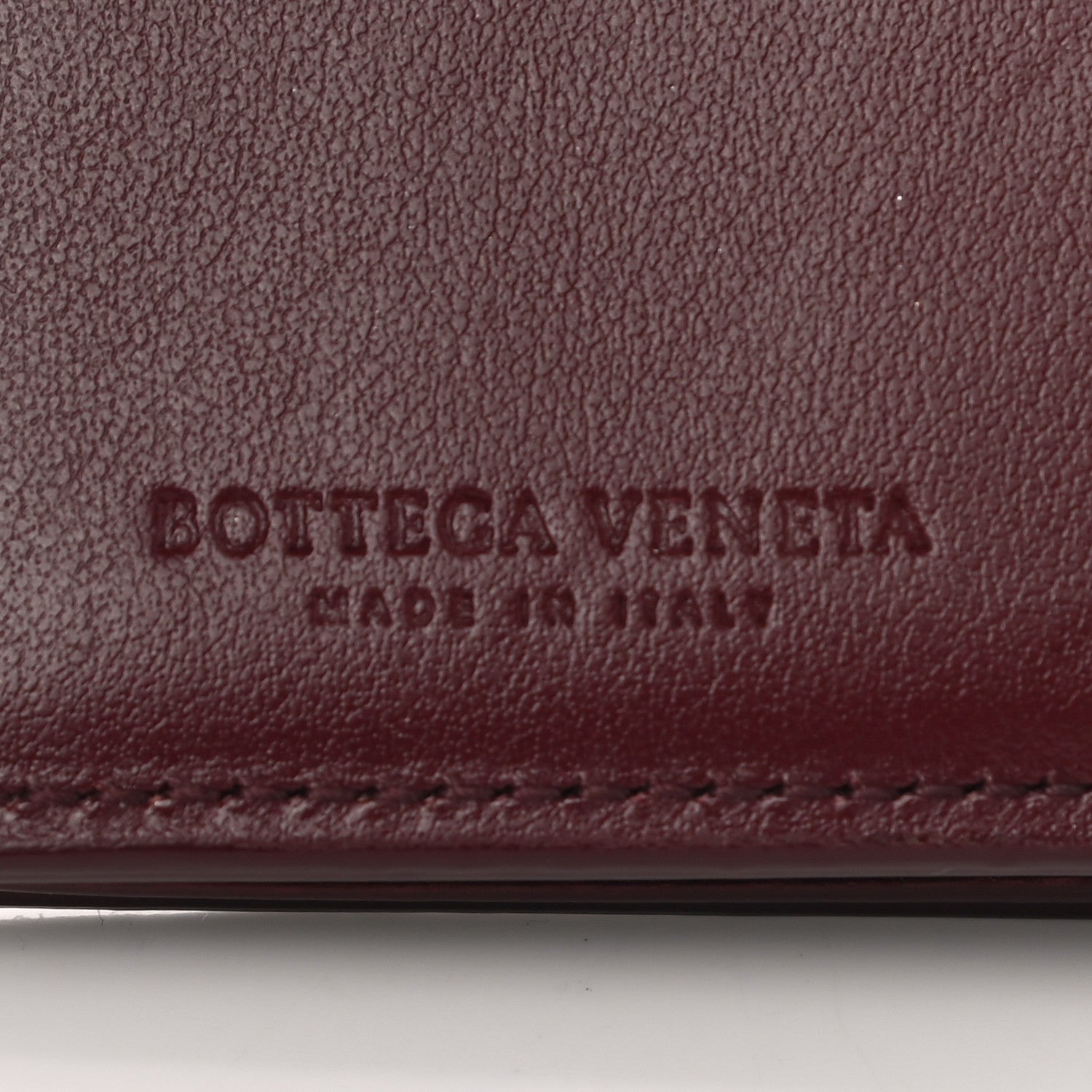Bottega Veneta Nappa Intrecciato Trifold Wallet Bordeaux 5 of 7