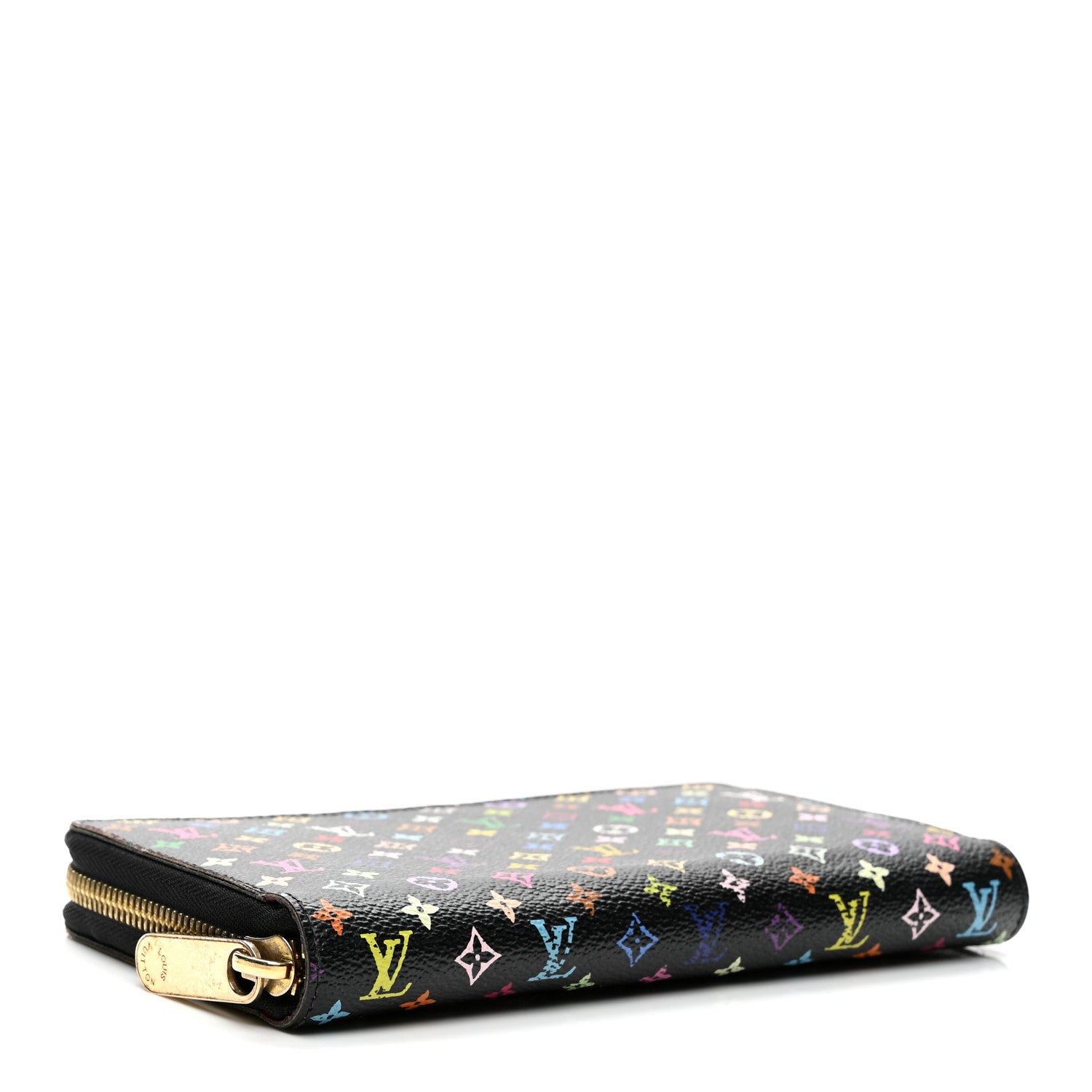 Louis Vuitton Monogram Multicolor Zippy Wallet Black Grenade 4 of 7
